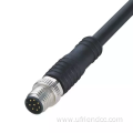 Waterproof Signal Code Molded Cable M8 Connector cables